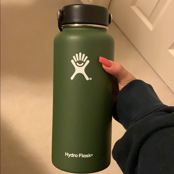 army green hydro flask